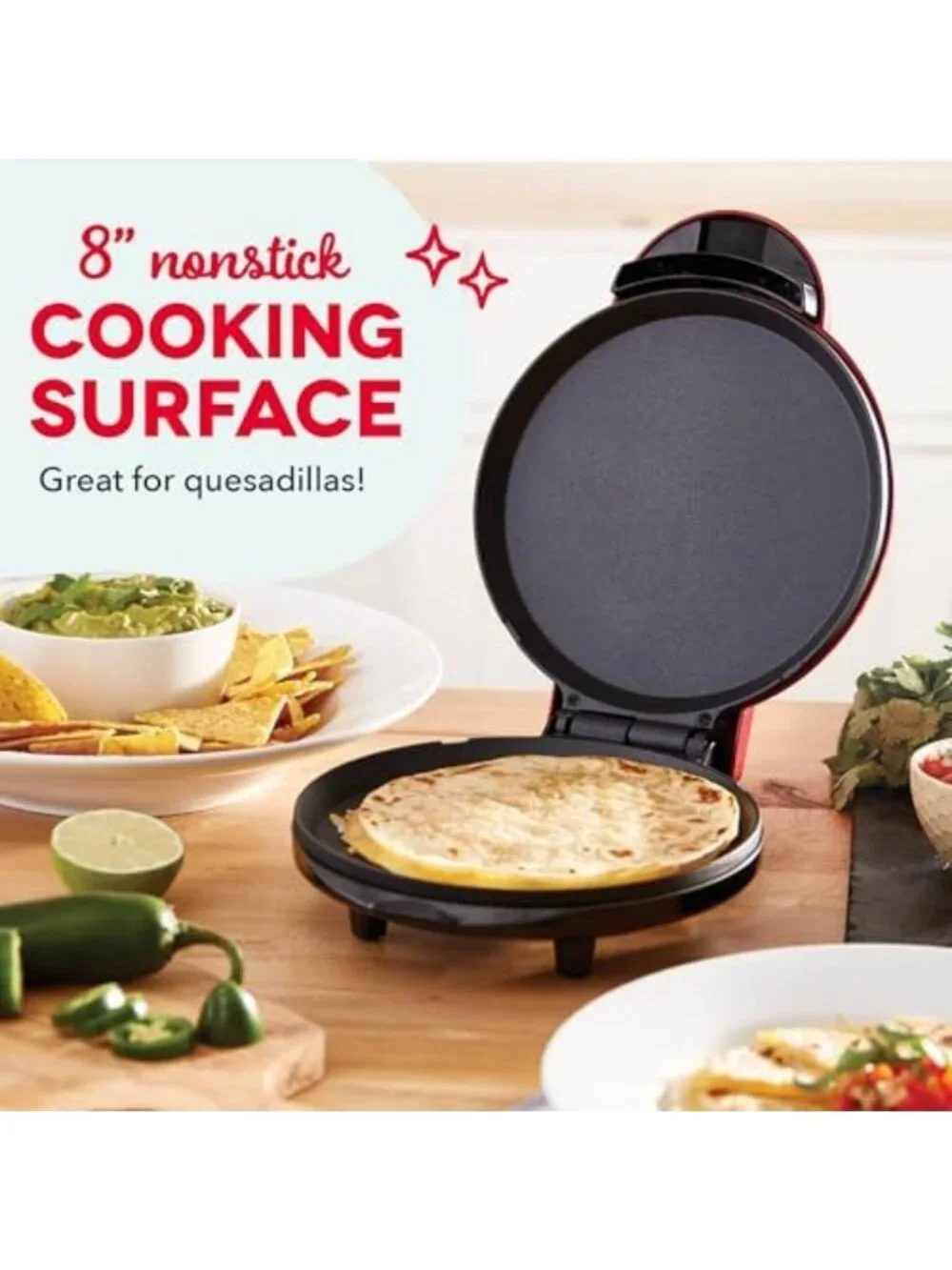 Electric Pancake & Egg Griddle Maker - Quick Heat-Up, Nonstick, Easy Cleanup